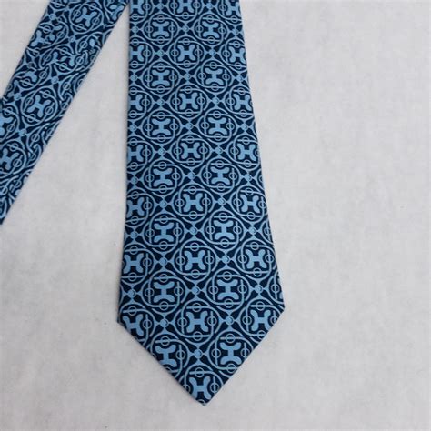 hermes tie timeless h embroidery|false hermes tie pattern.